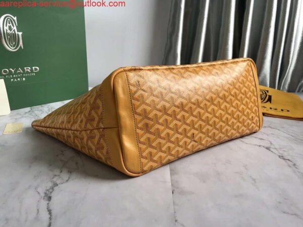 Replica Goyard MMLTY01CL03P Artois MM Bag Yellow 6