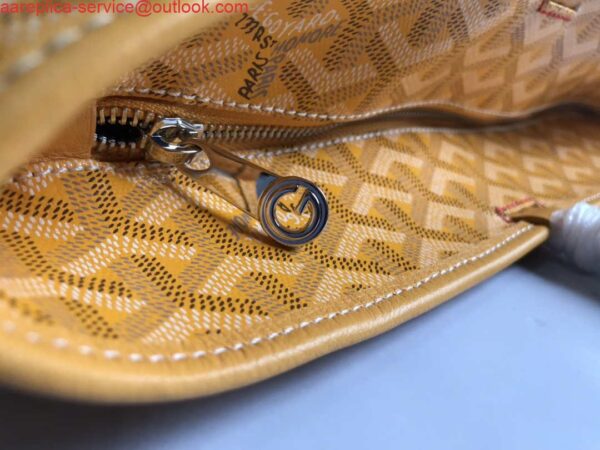 Replica Goyard MMLTY01CL03P Artois MM Bag Yellow 7