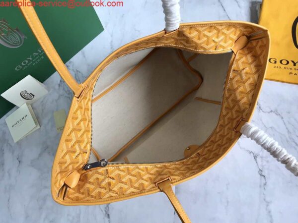 Replica Goyard MMLTY01CL03P Artois MM Bag Yellow 10