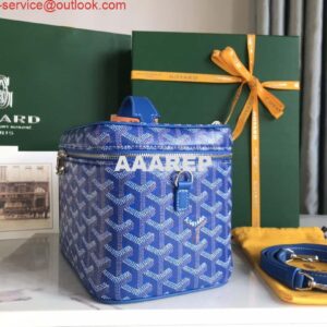 Replica Goyard MUSEVAPMLTY01CL03P Muse Vanity Case PM Bag Blue 2