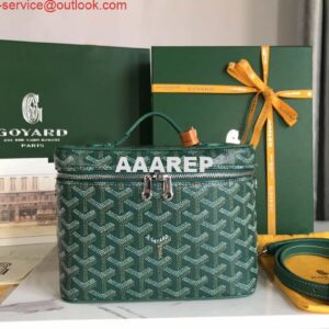 Replica Goyard MUSEVAPMLTY01CL03P Muse Vanity Case PM Bag Green