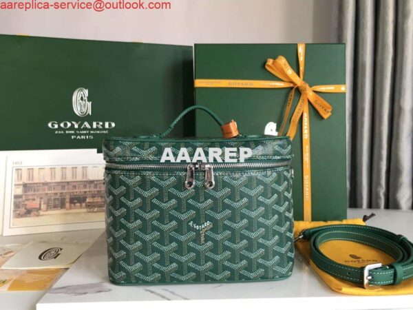 Replica Goyard MUSEVAPMLTY01CL03P Muse Vanity Case PM Bag Green 3