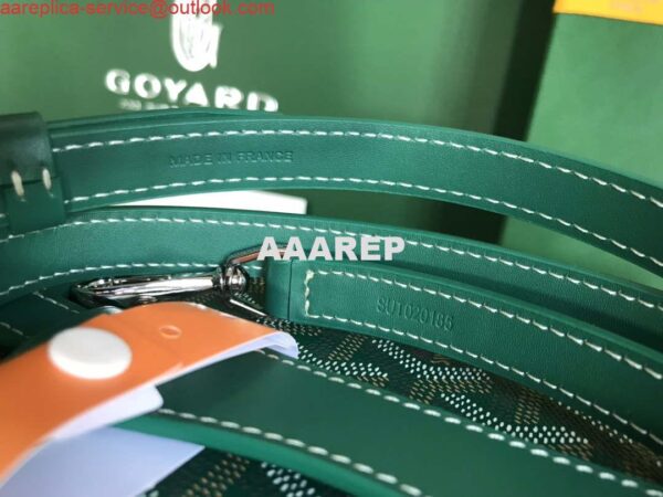 Replica Goyard MUSEVAPMLTY01CL03P Muse Vanity Case PM Bag Green 11