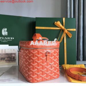 Replica Goyard MUSEVAPMLTY01CL03P Muse Vanity Case PM Bag Orange Red 2