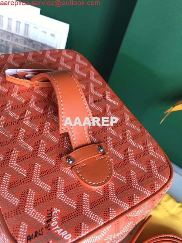 Replica Goyard MUSEVAPMLTY01CL03P Muse Vanity Case PM Bag Orange Red 6