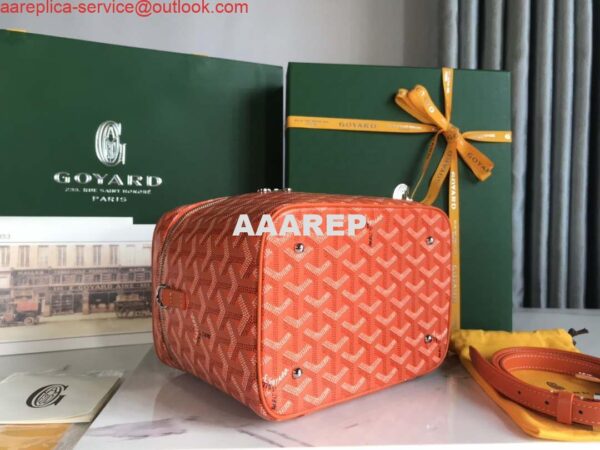 Replica Goyard MUSEVAPMLTY01CL03P Muse Vanity Case PM Bag Orange Red 10