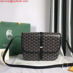 Replica Goyard 2MMLTY01CL01P Belvedere MM Bag GY020183 Brown with Black