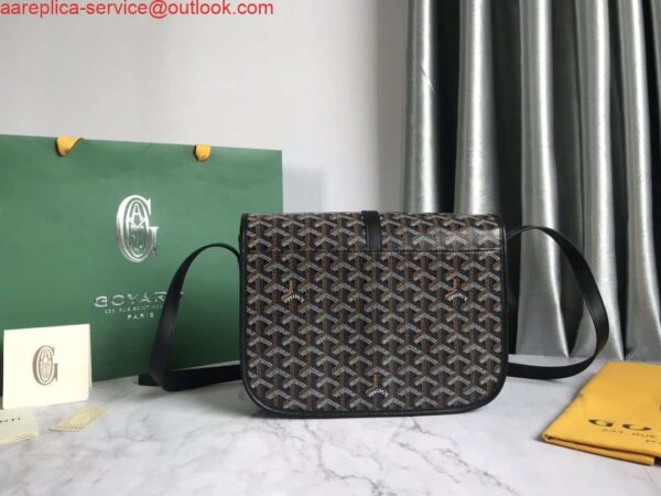 Replica Goyard 2MMLTY01CL01P Belvedere MM Bag GY020183 Brown with Black 3