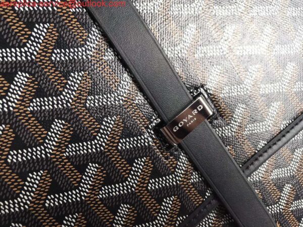 Replica Goyard 2MMLTY01CL01P Belvedere MM Bag GY020183 Brown with Black 5