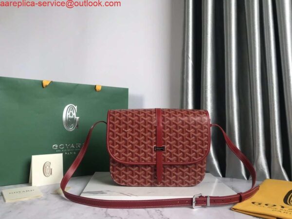 Replica Goyard 2MMLTY01CL01P Belvedere MM Bag GY020183 Red