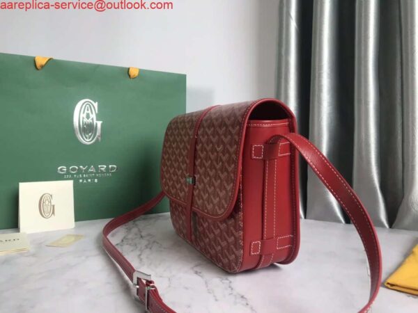 Replica Goyard 2MMLTY01CL01P Belvedere MM Bag GY020183 Red 2