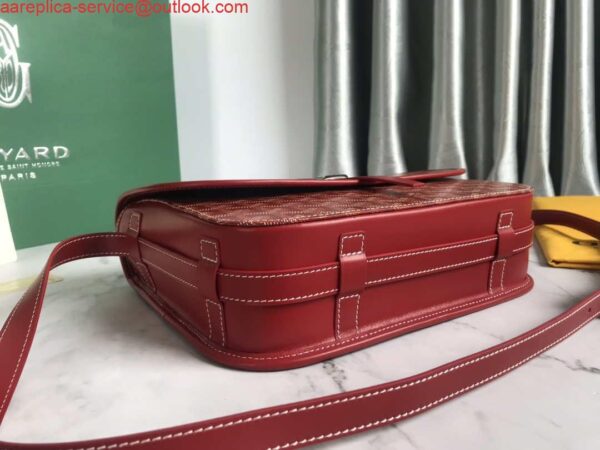 Replica Goyard 2MMLTY01CL01P Belvedere MM Bag GY020183 Red 3