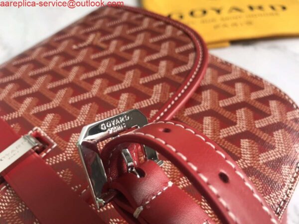 Replica Goyard 2MMLTY01CL01P Belvedere MM Bag GY020183 Red 6