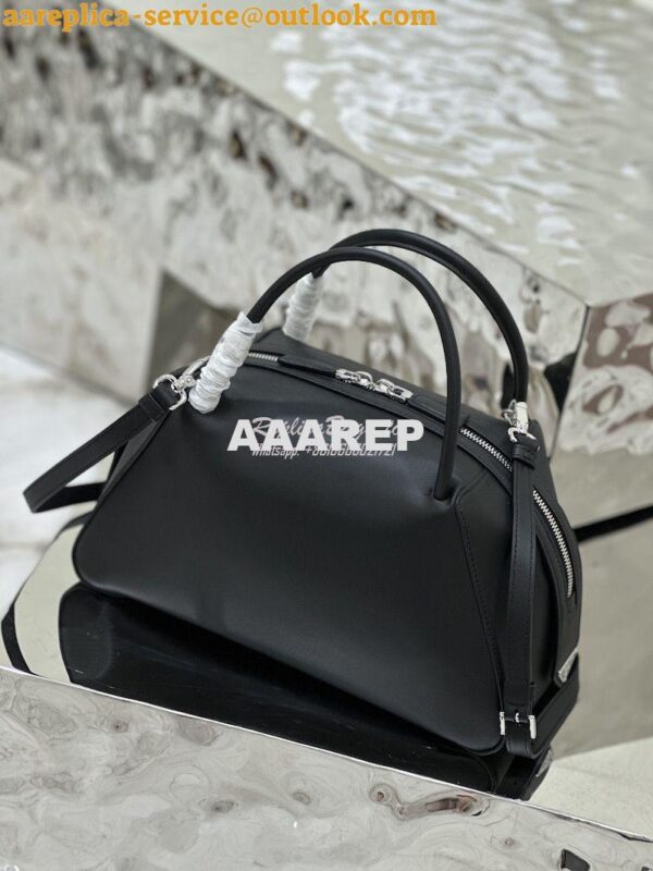 Replica Prada Medium Leather Supernova Handbag 1BA365 Black 13