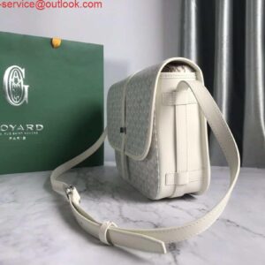 Replica Goyard 2MMLTY01CL01P Belvedere MM Bag GY020183 White 2