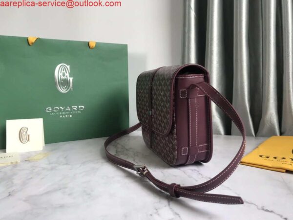 Replica Goyard 2MMLTY01CL01P Belvedere MM Bag GY020183 Wine Red 2