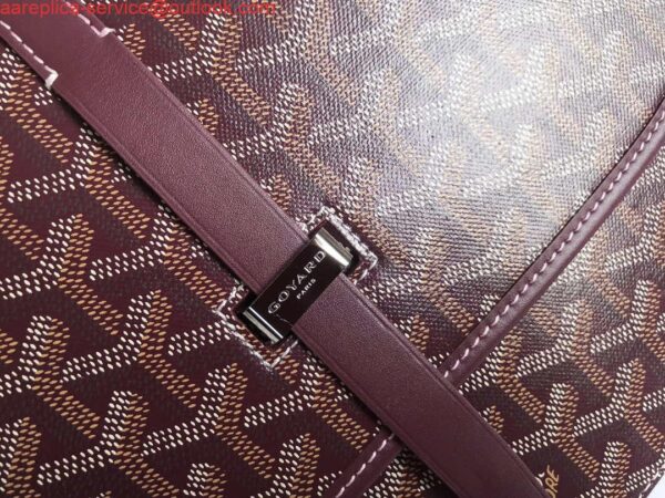 Replica Goyard 2MMLTY01CL01P Belvedere MM Bag GY020183 Wine Red 5