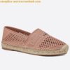 Replica Dior Granville Espadrilles In Mille Fleurs Embroidered Cotton