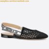 Replica Dior J'Adior Slingback Ballerina Flats In Black Patent Leather 2