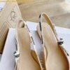 Replica Dior J'Adior Slingback Ballerina Flats In Nude Technical Canvas 2