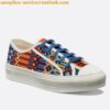 Replica Dior Walk'n'Dior Sneakers In Multicolor Tie Embroidered Cotton 2