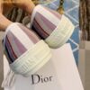 Replica Dior Walk'n'Dior Sneakers In Navy Blue D-Stripes Embroidered Cotton 2