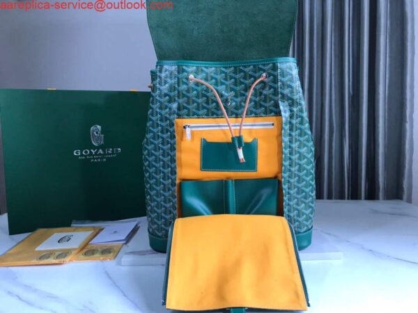 Replica Goyard ALPIN2MMLTY Alpin MM Backpack Green 8