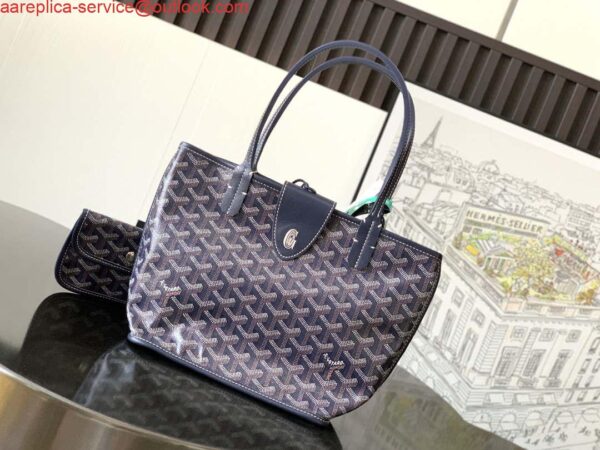 Replica Goyard ANJOUSMINCG07TY07P Anjou Mini Bag Navy Blue