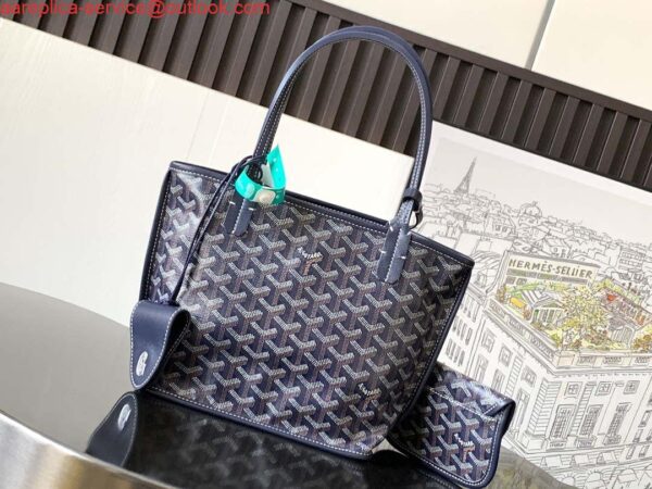 Replica Goyard ANJOUSMINCG07TY07P Anjou Mini Bag Navy Blue 3