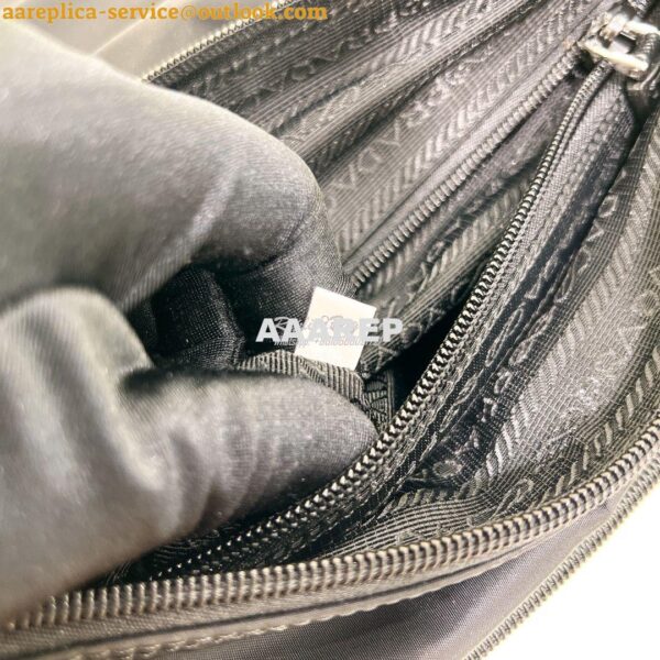 Replica Prada Medium Nylon Shoulder Bag 1BD671 Black 9