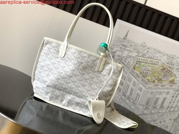 Replica Goyard ANJOUSMINCG07TY07P Anjou Mini Bag White 5