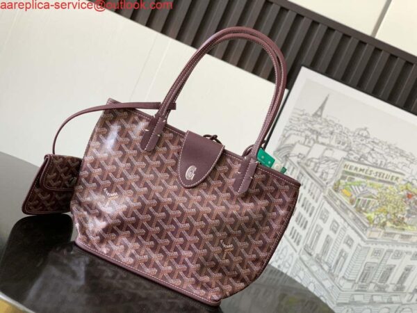 Replica Goyard ANJOUSMINCG07TY07P Anjou Mini Bag Wine Red 3