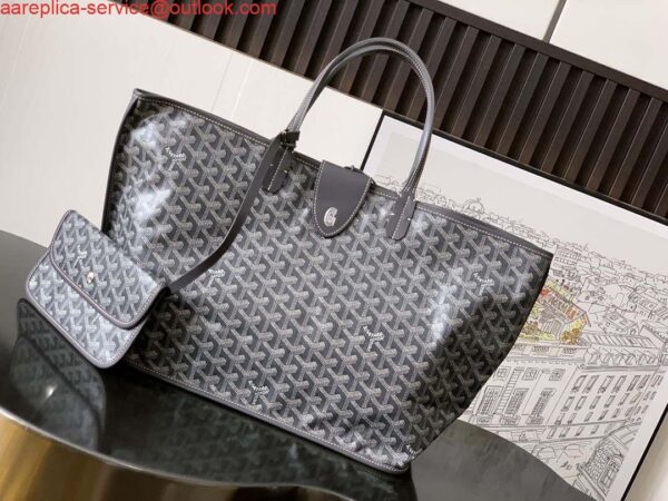 Replica Goyard ANJOUSPMLCG03TY01P Anjou PM Bag Gray 3