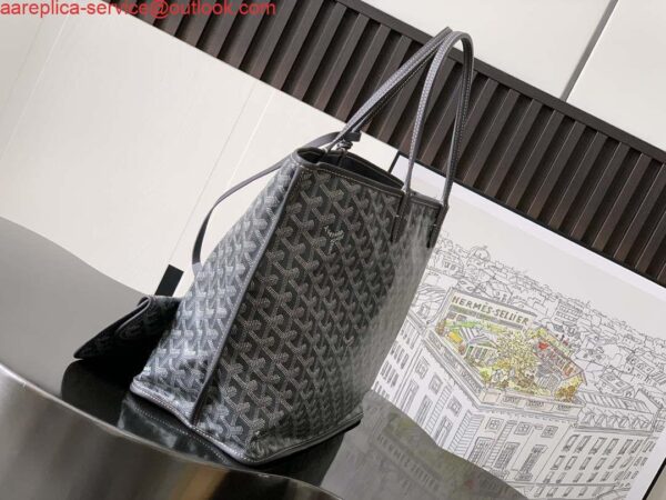 Replica Goyard ANJOUSPMLCG03TY01P Anjou PM Bag Gray 4