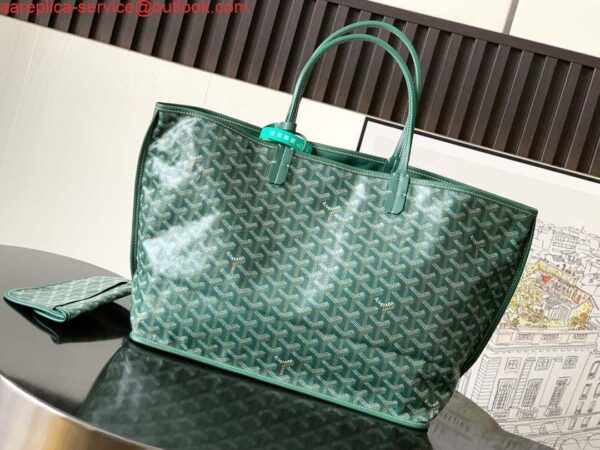 Replica Goyard ANJOUSPMLCG03TY01P Anjou PM Bag Green 5