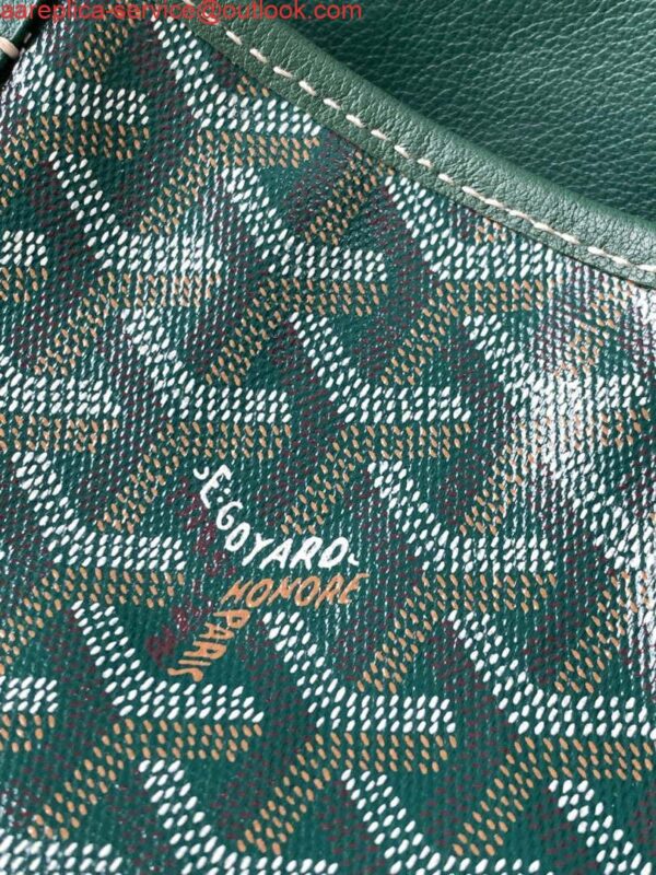 Replica Goyard ANJOUSPMLCG03TY01P Anjou PM Bag Green 7