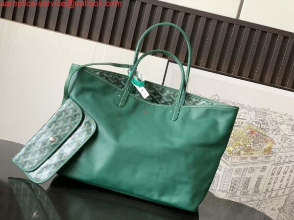 Replica Goyard ANJOUSPMLCG03TY01P Anjou PM Bag Green 11