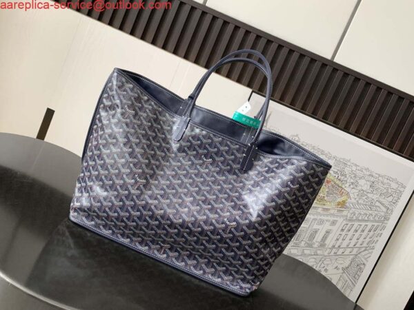 Replica Goyard ANJOUSPMLCG03TY01P Anjou PM Bag Navy Blue 5