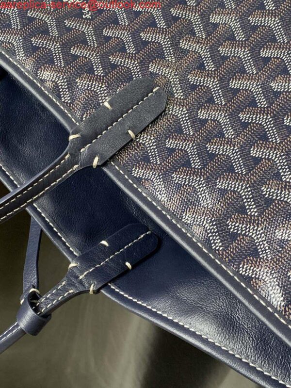 Replica Goyard ANJOUSPMLCG03TY01P Anjou PM Bag Navy Blue 7