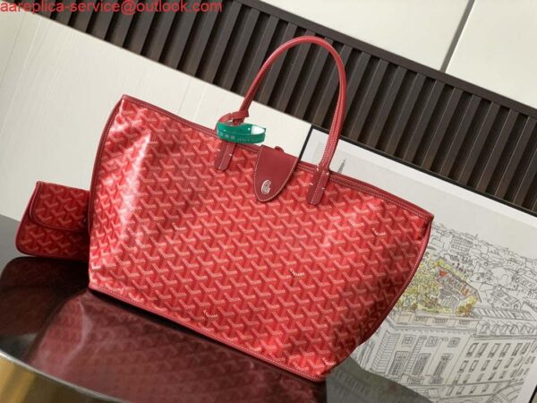 Replica Goyard ANJOUSPMLCG03TY01P Anjou PM Bag Red 3