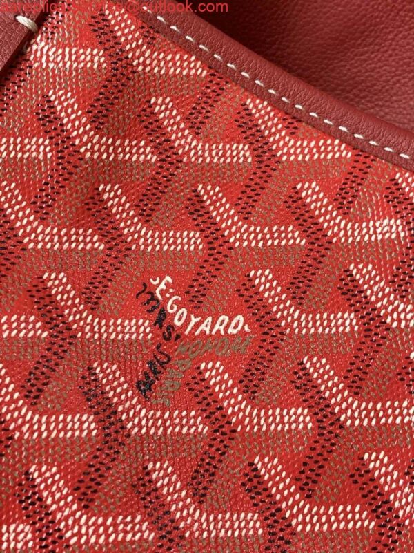 Replica Goyard ANJOUSPMLCG03TY01P Anjou PM Bag Red 9