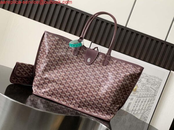 Replica Goyard ANJOUSPMLCG03TY01P Anjou PM Bag Wine Red 3