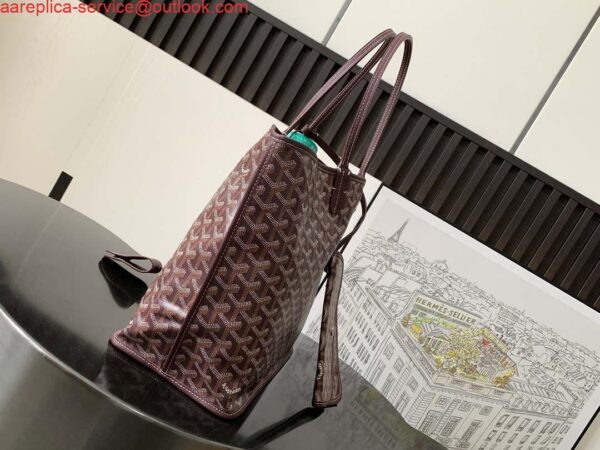 Replica Goyard ANJOUSPMLCG03TY01P Anjou PM Bag Wine Red 4