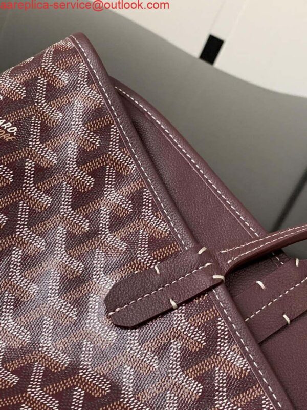 Replica Goyard ANJOUSPMLCG03TY01P Anjou PM Bag Wine Red 7