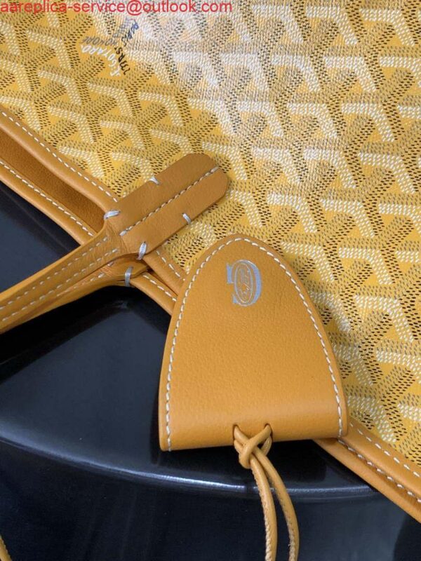 Replica Goyard ANJOUSPMLCG03TY01P Anjou PM Bag Yellow 7