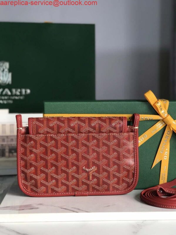 Replica Goyard PLUMETPMLTY50CL50P Portefeuille Plumet Pocket Wallet Red 2