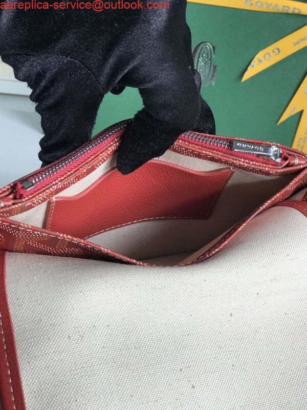 Replica Goyard PLUMETPMLTY50CL50P Portefeuille Plumet Pocket Wallet Red 8