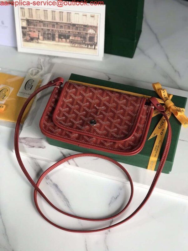 Replica Goyard PLUMETPMLTY50CL50P Portefeuille Plumet Pocket Wallet Red 9