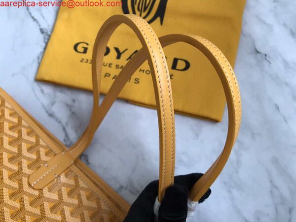 Replica Goyard Artois PM Bag PMLTY09CL09P Yellow 8