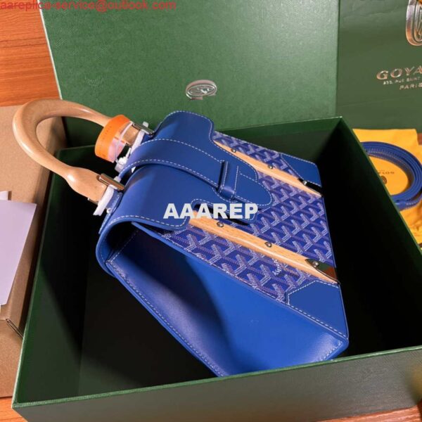 Replica Goyard BPMLTY07CL07P Sac Saigon Pm Bag Blue 10